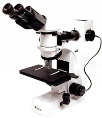 Meiji MT7500 Microscope- Brightfield reflected and transmitted light with 4x4 stage. Lifetime warranty.