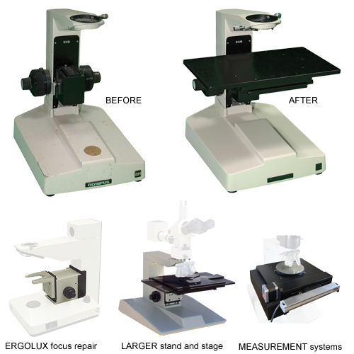 MICROSCOPE rebuild services for industrial and scientific applications