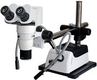SPZ1000 Research 10:1 Stereo Zoom Microscope  available in 6:1, 8:1, 10:1 zoom ratio with magnification to 400x. Ergonomic design for production areas and research laboratory. Compare to Nikon SMZ1000 series performance without the cost.